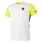 V&ecirc;tements Hydrogen Hydrogen Tech Team T-shirt Hommes-Blanc,Jaune