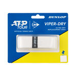 Grips Dunlop Dunlop  ATP Viperdry Replacement Grip Pack 1 unit&eacute; - blanc