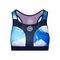 Emefa Tech Bra - blue/ rose