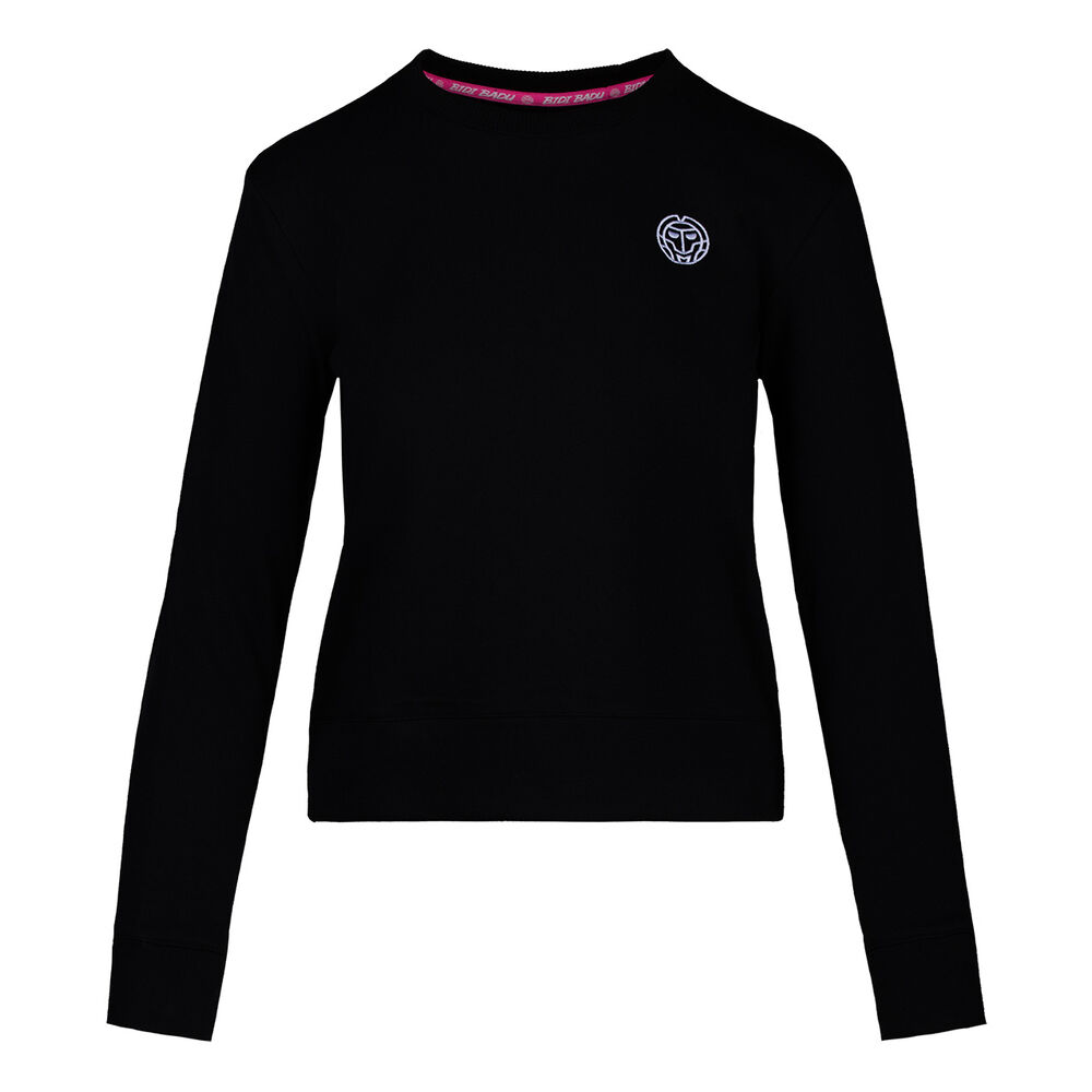 Mirella Basic Crew Sweat-shirt Femmes - Noir , Blanc
