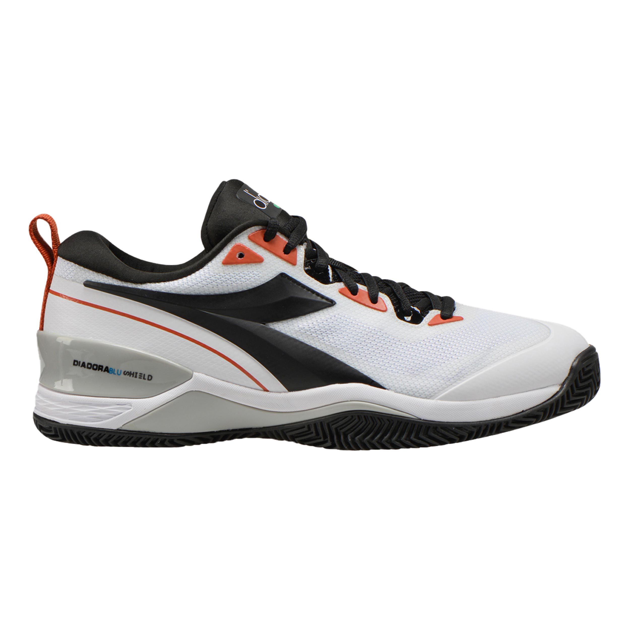 Gris Diadora Hommes Speed Blushield 2 Clay Chaussures De Tennis Chaussure Terre Battue Noir