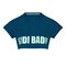 Abdominis Crop Move Tee - black