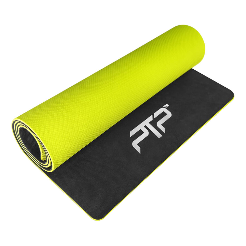 Performance Tapis Fitness - Noir , Jaune Lemon