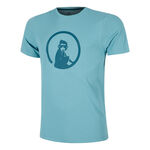 Vêtements Quiet Please Quiet Please Create Trainings T-shirt Hommes-Bleu Clair,Bleu Petrol