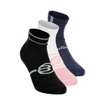Vêtements Bullpadel Bullpadel Bp256 (Pack 3) Chaussettes De Sport Femmes-Noir,Blanc