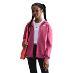Vêtements Nike Nike Club Fleece Oversized Full-Zip Gilet En Coton Filles-Berry