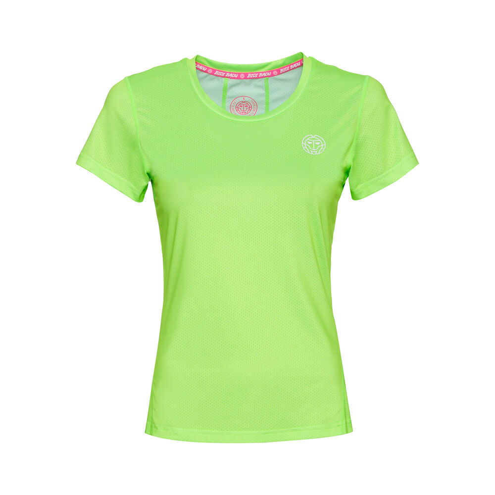 Calla Tech Roundneck T-shirt Filles - Vert Fluo , Blanc