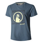 Vêtements Quiet Please Quiet Please Word Salad T-shirt Femmes-Bleu