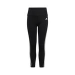 Vêtements adidas adidas Training ES 3 Stripes Collant tight Filles - noir, blanc