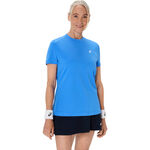 Vêtements de tennis ASICS ASICS Core T-shirt Femmes-bleu