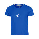 V&ecirc;tements de tennis Quiet Please Quiet Please Retriever T-shirt Filles-bleu, blanc