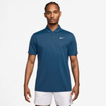Vêtements de tennis Nike Nike Dri-Fit Victory Court Solid Polo Hommes - bleu petrol, blanc