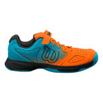 Chaussures de padel Wilson Wilson Kaos Chaussures Padel Enfants-Orange,Turquoise