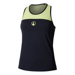 Vêtements Quiet Please Quiet Please Perspectives Racerback Débardeur Tank Top Femmes-Bleu Foncé