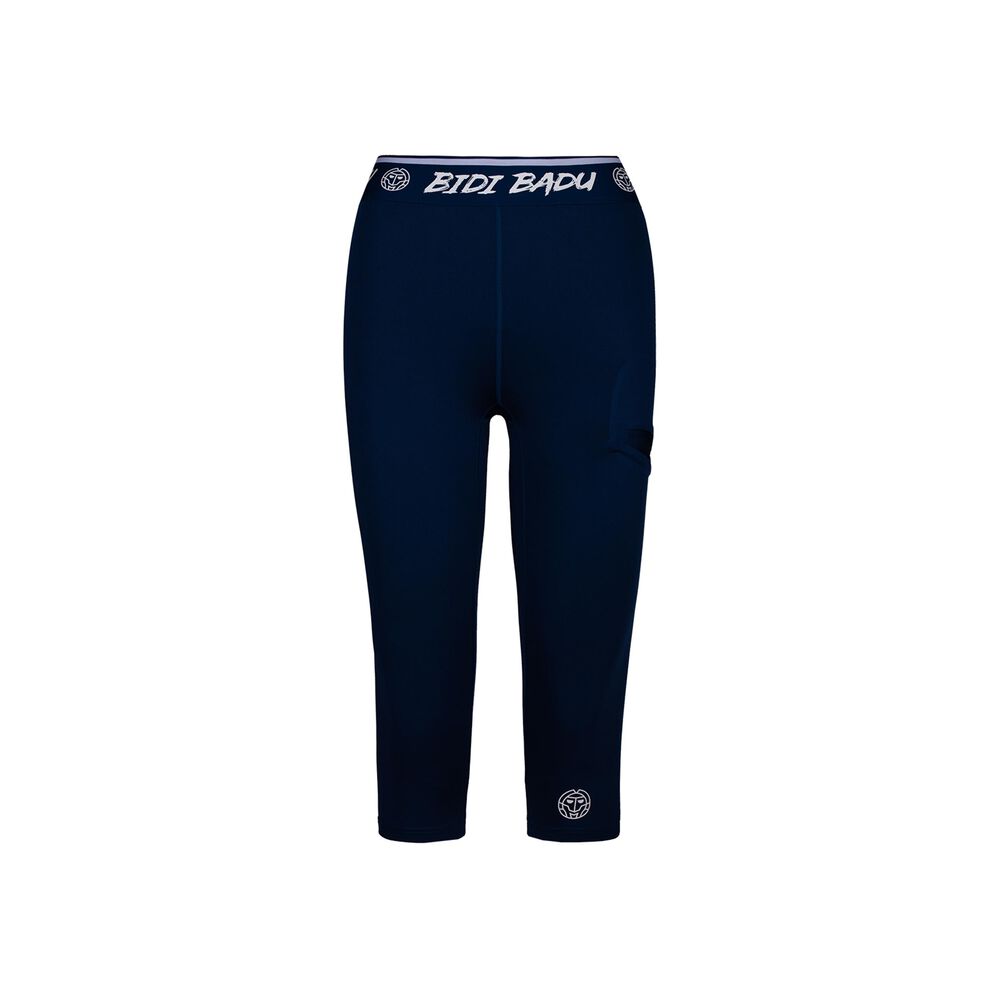 Dayna Tech Collant Tight Filles - Bleu Foncé , Blanc