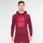 Vêtements De Tennis BIDI BADU Protected Leafs Chill Hoody - bordeaux