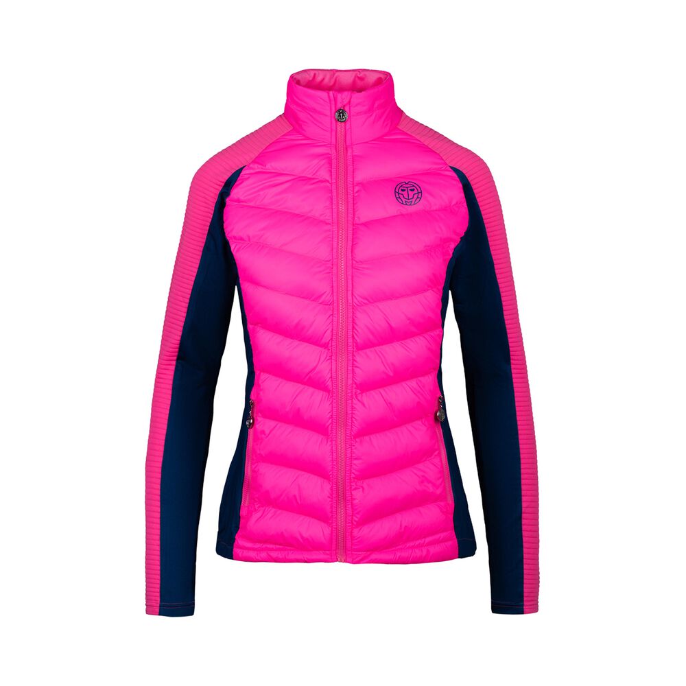 Kimberly Tech Down Veste De Survêtement Filles - Pink , Bleu Foncé