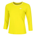 Vêtements Racket Roots Racket Roots Teamline Haut Manches Longues Femmes-Jaune