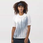 Vêtements HEAD HEAD Performance T-shirt Femmes-Blanc,Bleu Foncé