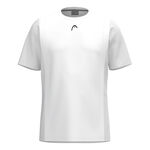 Vêtements HEAD HEAD Club 25 Tech T-shirt Hommes-Blanc