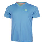 V&ecirc;tements BIDI BADU BIDI BADU Crew Inside Out V-Neck T-shirt Hommes-Bleu,Vert Fluo