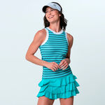 Vêtements Lucky in Love Lucky in Love Linen Nouveau Vision Débardeur tank top Femmes - turquoise, blanc