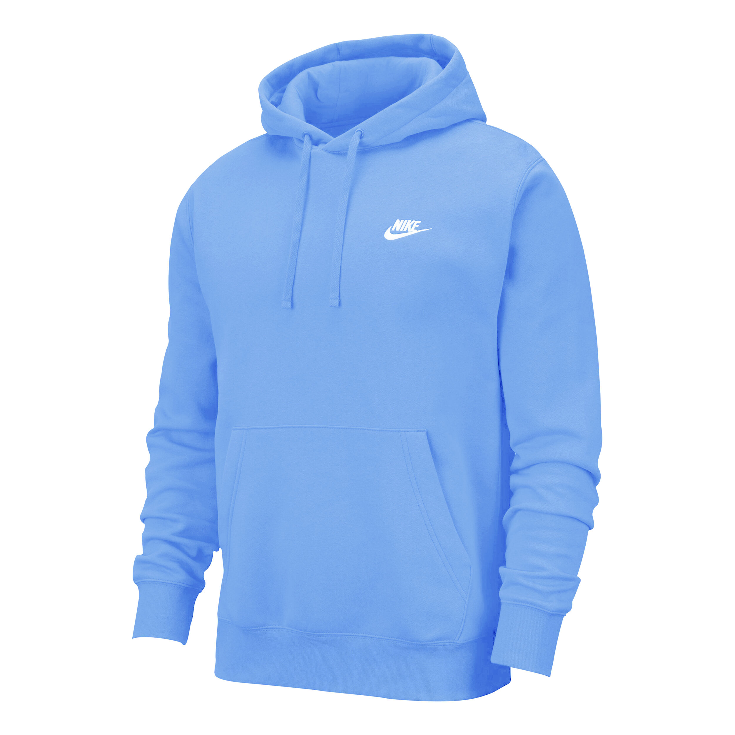 Club Sweat A Capuche Hommes Bleu Clair