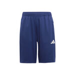 Vêtements adidas adidas Training Essentials 3 Stripes 8in Shorts Enfants-Bleu Foncé,Blanc