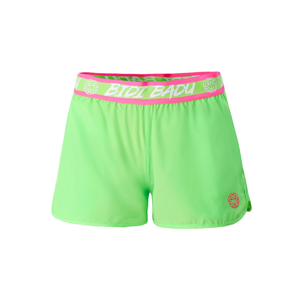 Tiida Tech 2in1 Shorts Femmes - Vert Fluo , Pink
