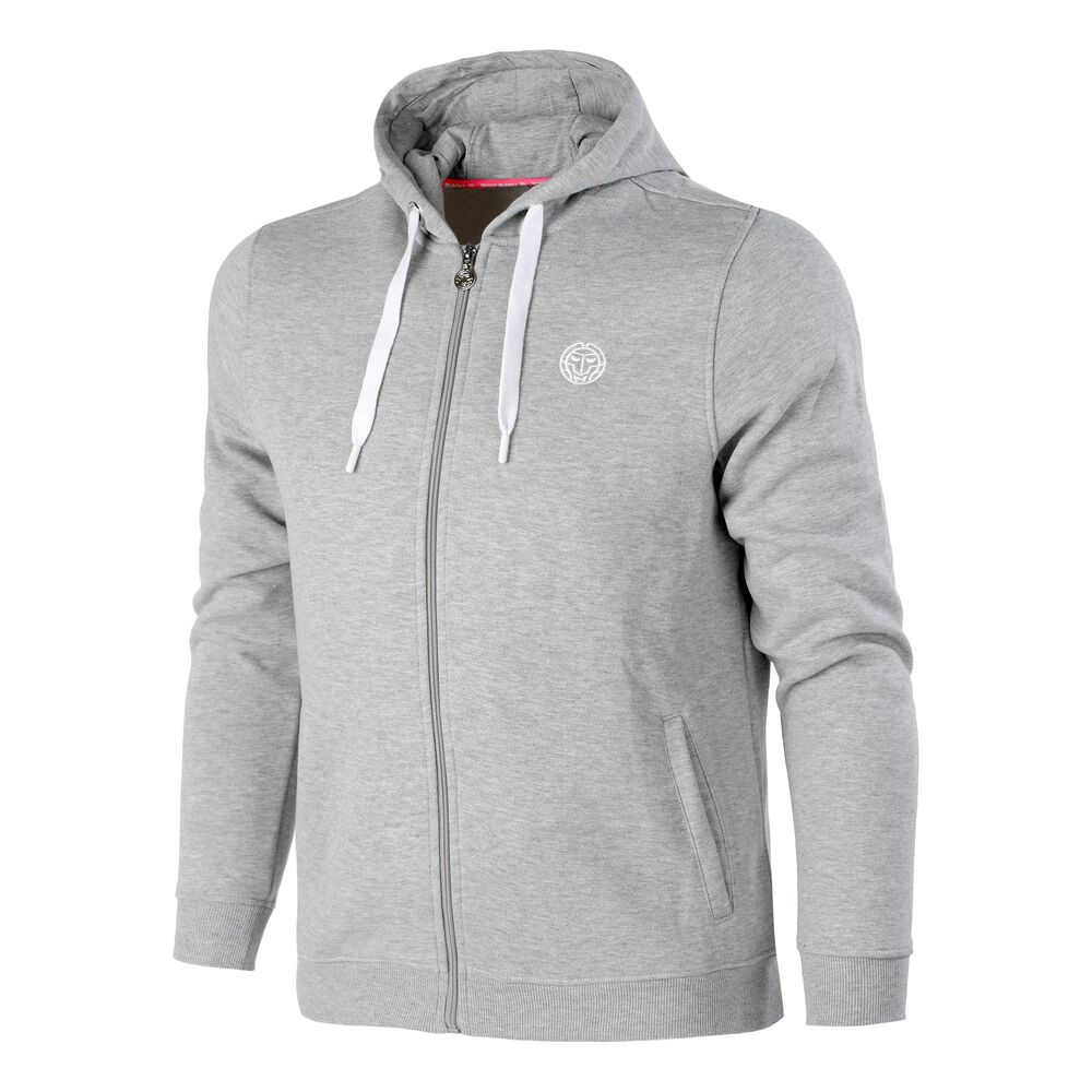 Keno Basic Gilet En Coton Hommes - Gris Clair
