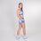 Singa Tech Bra - blue/rose