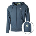 Vêtements Quiet Please Quiet Please Linear Gilet en coton Hommes - bleu, 