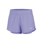 Vêtements Nike Nike Dri-Fit One Mid Rise 2in1 3in Shorts Femmes - violet, 