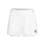 Vêtements Quiet Please Quiet Please Point 2in1 Shorts Femmes-Blanc,Bleu Foncé