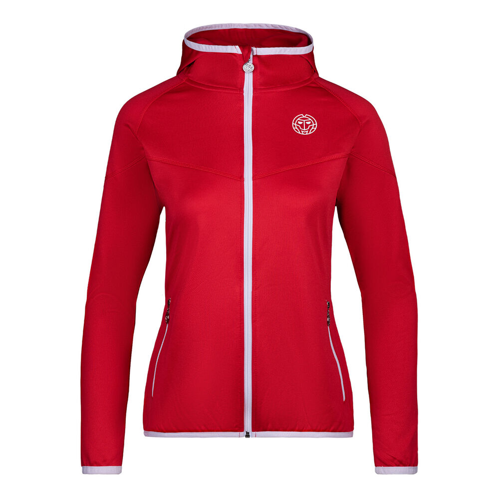 Inga Tech Veste De Survêtement Femmes - Rouge , Blanc