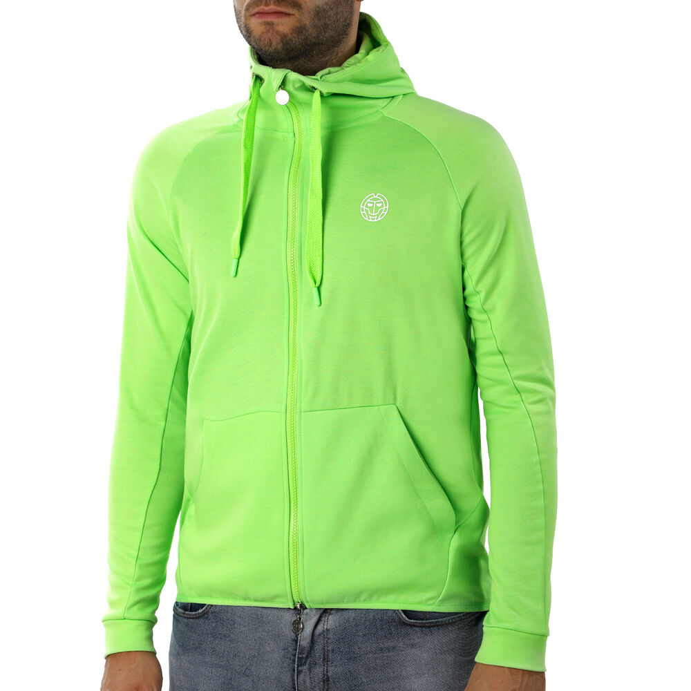 Jamol Tech Veste De Survêtement Hommes - Vert Fluo , Blanc