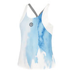 Vêtements BIDI BADU BIDI BADU Watercolour Débardeur Tank Top Femmes-Blanc,Bleu