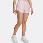 Vêtements Under Armour Under Armour Tech Play Up Short Avec Poche-balles Femmes-Pink