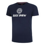 Vêtements De Tennis BIDI BADU Crew Logo Tee - dark blue