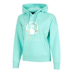 Vêtements Quiet Please Quiet Please Wild Sketchy Sweat À Capuche Femmes-Turquoise,Multicouleur