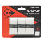 Surgrips Dunlop D TAC U-SWEAT OVERGRIP WHITE 3PCS