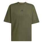 Vêtements adidas adidas Oversize T-shirt Hommes-vert foncé