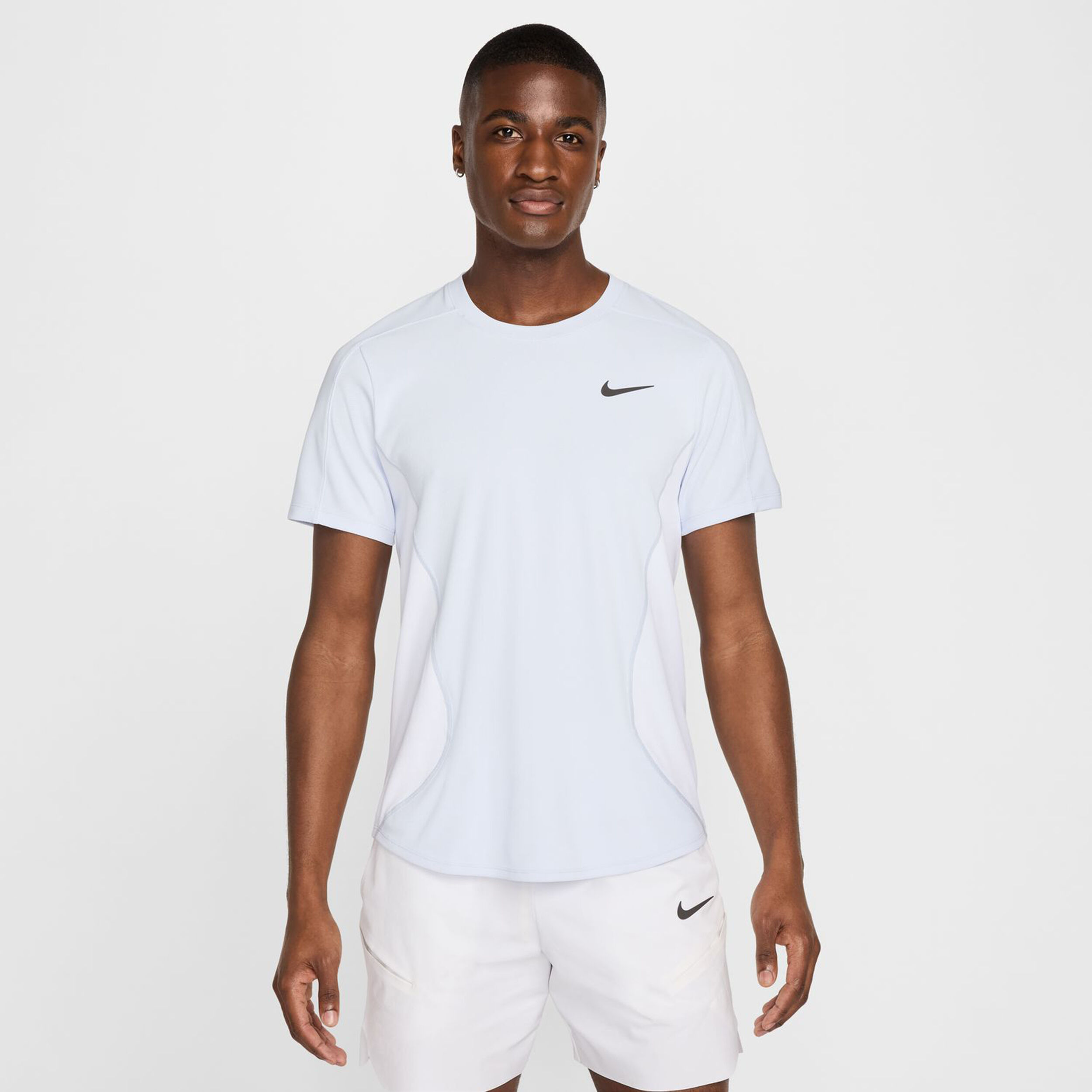Nike Court Dri-Fit Advantage Slam T-shirt Hommes Gris Clair