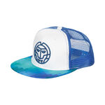 V&ecirc;tements de tennis BIDI BADU BIDI BADU Post Match Legend Mesh Printed Casquette-Bleu,Vert