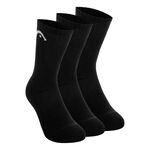V&ecirc;tements HEAD HEAD Short Crew Chaussettes de tennis Pack de 3 Unisex - noir, 