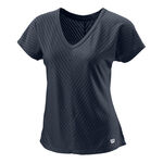 Vêtements Wilson Wilson Training V-Neck II T-shirt Femmes - bleu, 
