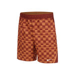 V&ecirc;tements Nike Nike Court Dri-FIT Victory High Rise 9in All Over Print Shorts Hommes-Orange,Marron