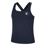 V&ecirc;tements de tennis Quiet Please Quiet Please Serve & Volley D&eacute;bardeur tank top Femmes-bleu fonc&eacute;