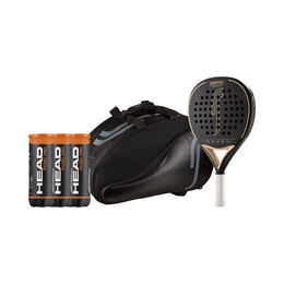 RS Serpent Elite black/gold (Special Edition) plus Schlägertasche plus 3x Balldose