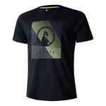 V&ecirc;tements Quiet Please Quiet Please Linear T-shirt Hommes-Bleu Fonc&eacute;